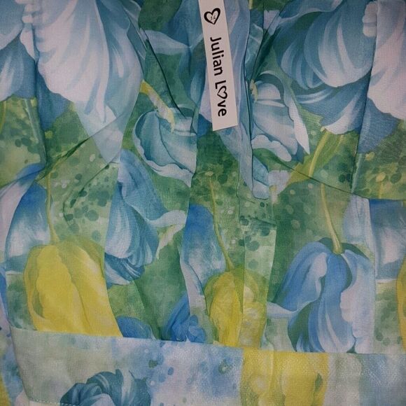 NWT Green blue Multi Dress - Picture 3 of 5